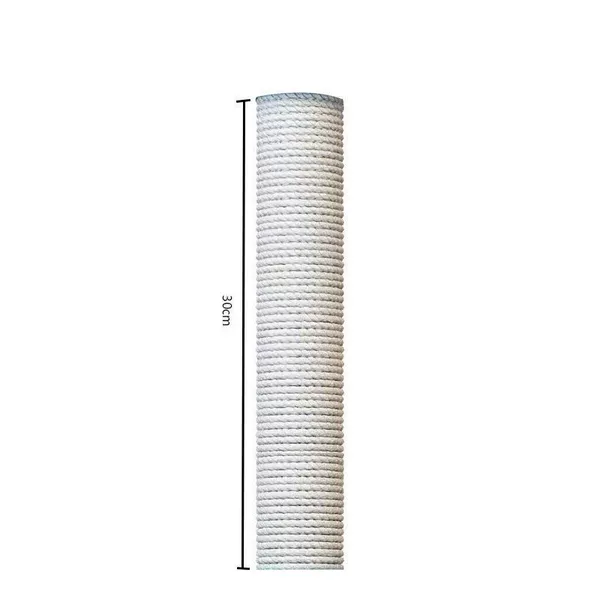 White 32cm sisal column