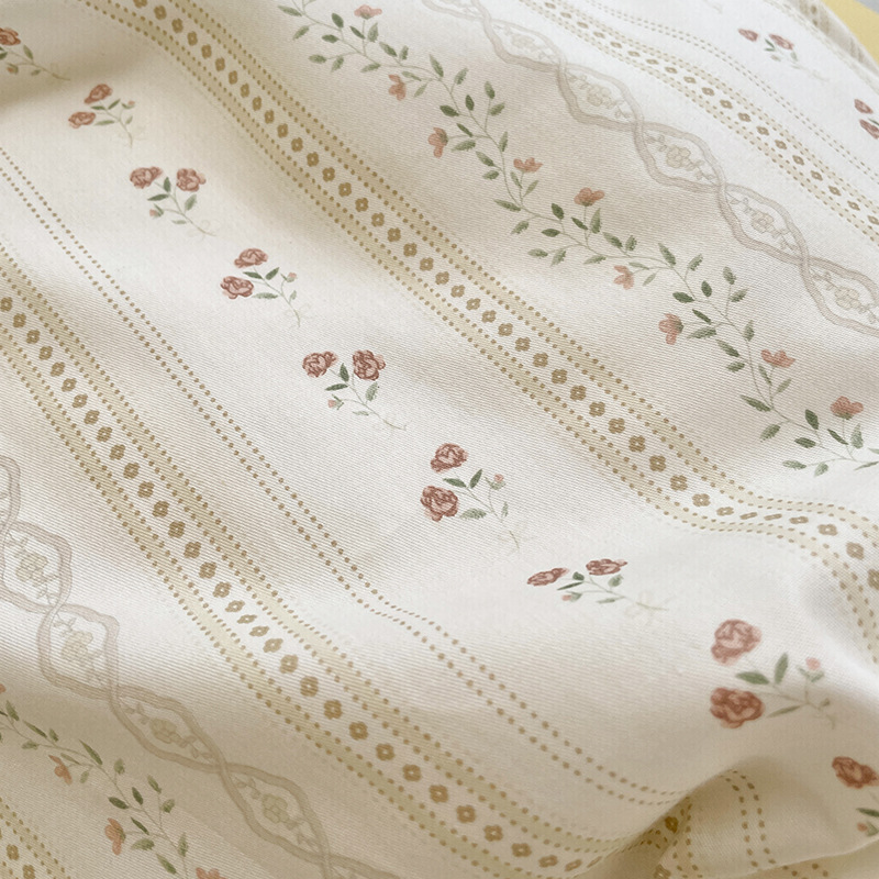 Pastoraler Bettwäsche-set Aus Reiner Baumwolle Mit Blumenmuster_voghion.com
