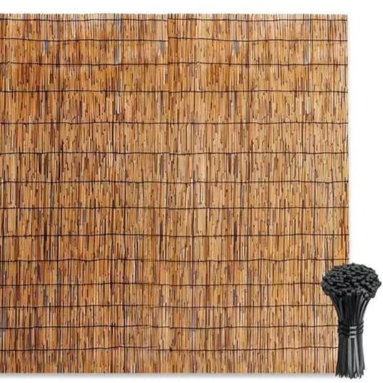 Cross-border reed curtains for privacy, courtyard screens, decorative fences, reed curtains suitable for gardens, backyards, patios, and balconies Cross-border reed curtains for privacy, courtyard screens, decorative fences, reed curtains suitable for gardens, backyards, patios, and balconies