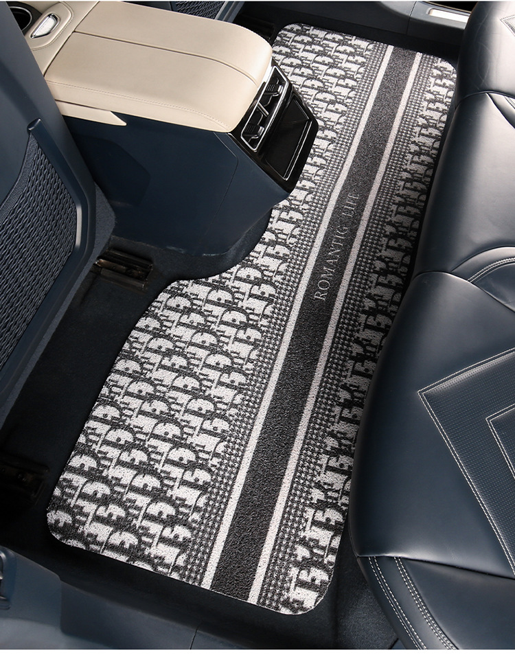 Car Mat Female Main Driving Thickened Silk Ring Model Universal Single Piece Anti-Slip Fixed Car Anti-Dirty Carpet Floor Mat