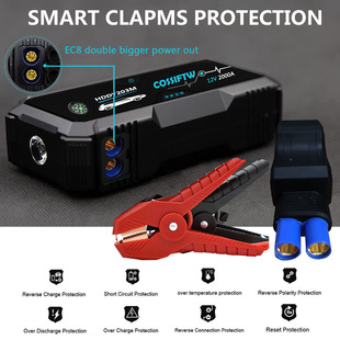 20000mAh 2000a 12v Portable Power bank Car Jump Starter