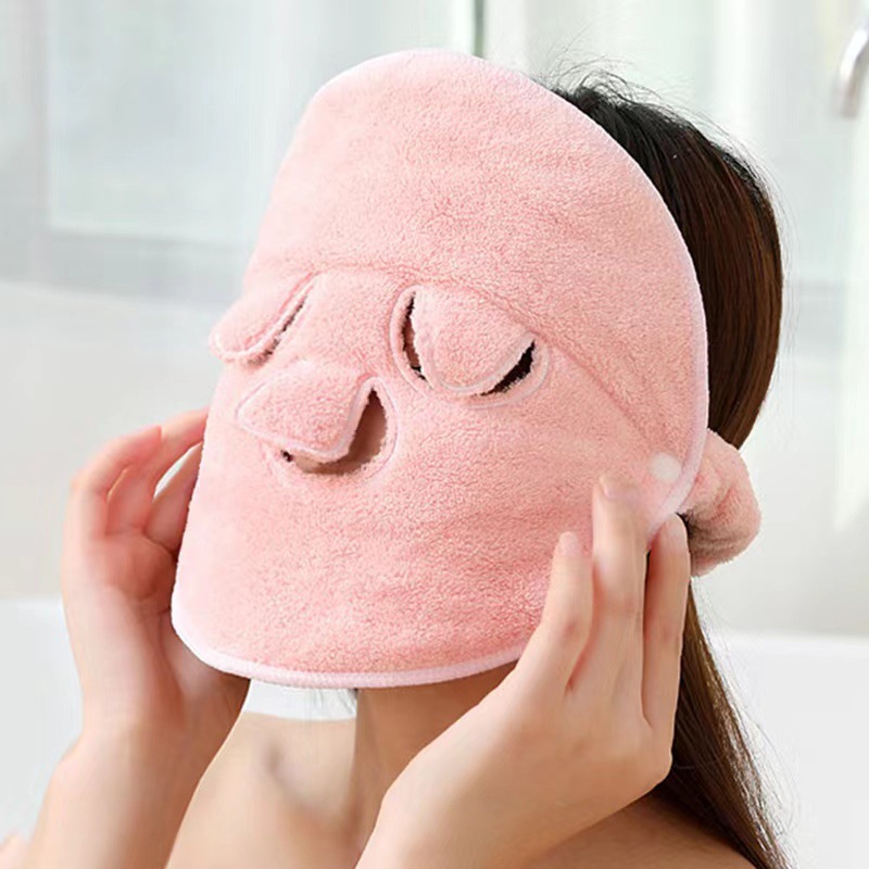(Wholesale), coral towel, design cosmetic moisturizing face mask for home use, new collection, for beauty salons, for hair care 2