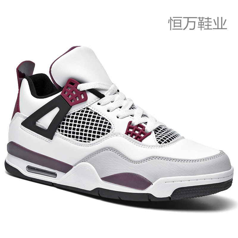 Fujian big manufacturers youth sports leisure basketball shoes spring and autumn new Korean trend student thick-soled board shoes household