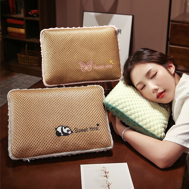 Cartoon small handheld children's pillow for sleep for students at…