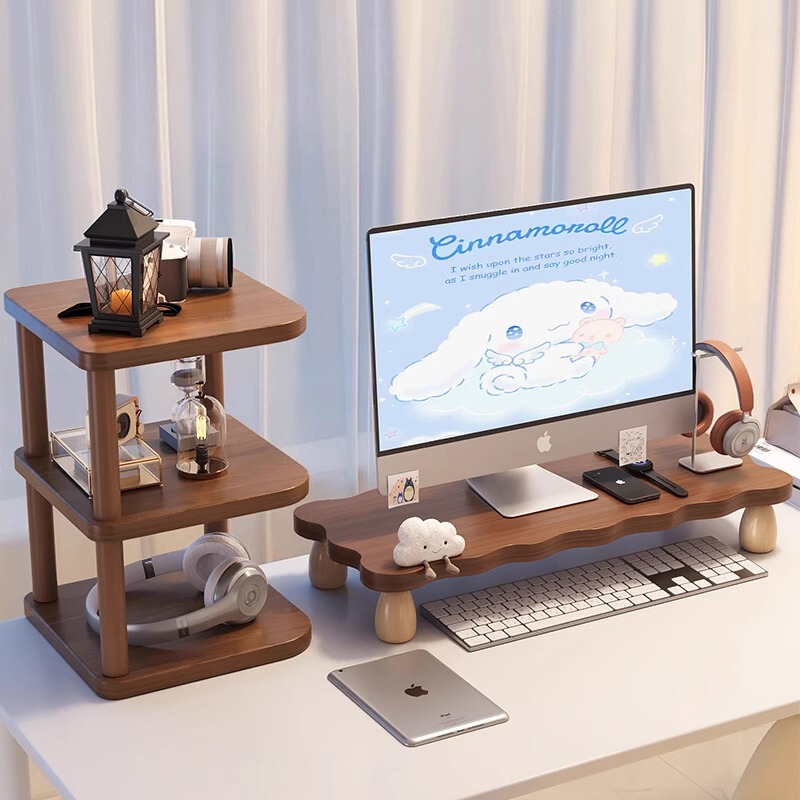 Desktop Computer Elevated Rack Monitor Elevated Rack Desktop Keyboard Bracket Display Screen Pad Base Desktop Stand