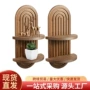 墙上双层木质波西米亚花瓶架