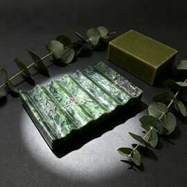 天然大理石皂碟 轻奢肥皂盒 香皂盒皂碟沥水收纳置物架家用肥皂碟