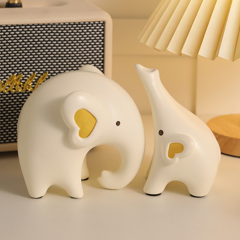 Creative Simple Elephant Decorations Home Living Room Modern Light Luxury High-end Nordic Entrance Wine Cabinet Decorations