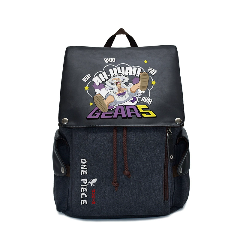 Кросс-с Border канвас-рюкзак мужской Наруто атака гигант One Piece Ника школьный рюкзак анимационная тенденция канвасовая сумка