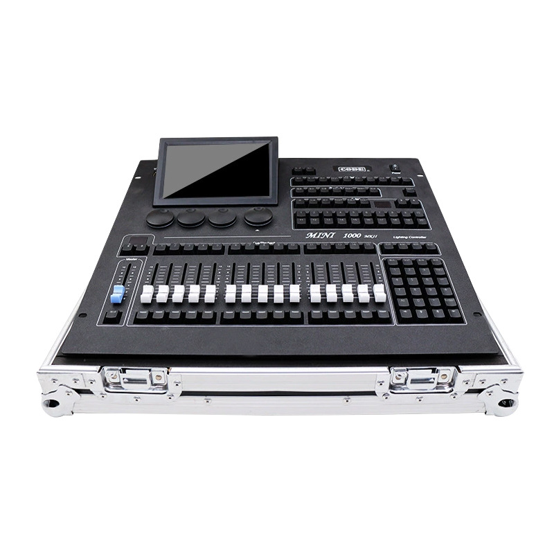 Gude mini1000 consola barra escenario controlador de iluminación luz de cabeza sacudida mesa de intercambio de rendimiento consola de boda