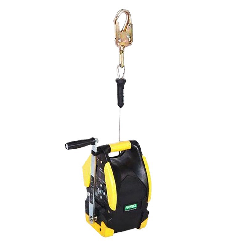 梅思安10147618沃克曼卷扬机 不锈钢钢丝绳15米中国版