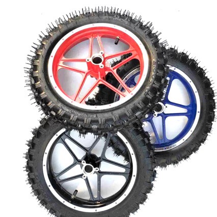 Lia Small Off-Road Motorcycle 2-Stroke 49Cc Tires 2.50-10 Tires 10inch Wheel Rims Tires Wheels Five-Star Model