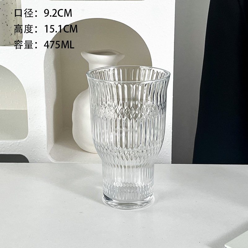 Taza de té de frutas retro de gran capacidad, taza de café americana, taza de cerveza, taza de martillo de nicho, taza de jugo, taza de bebida