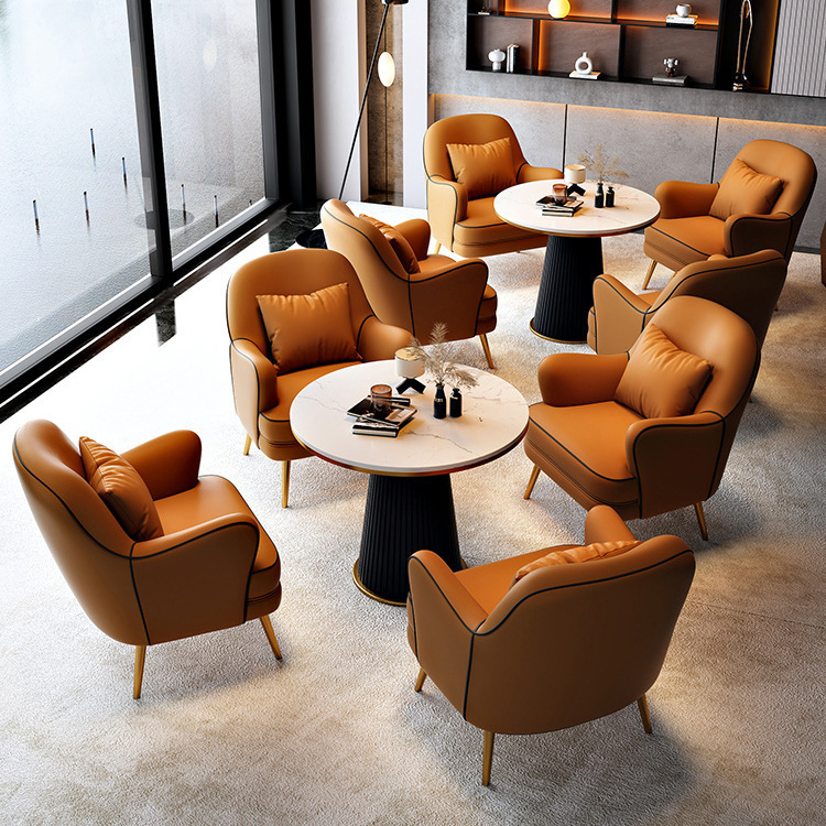 Sales Department Business Negotiation Hotel Reception Sofa Chair Nordic Small Apartment Home Living Room Leisure Single Sofa Chair