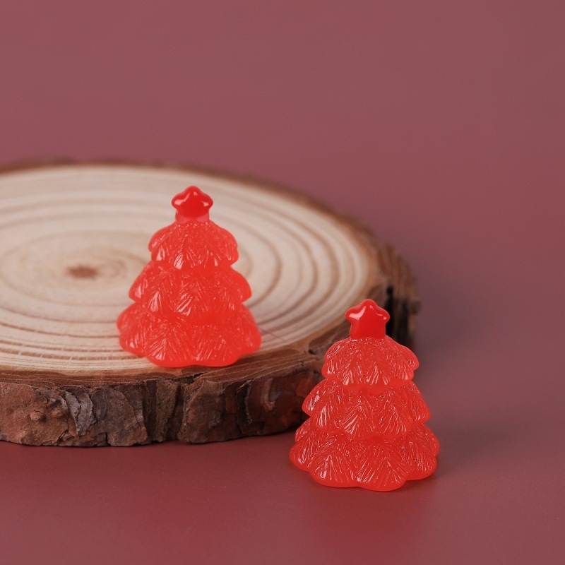 発光立体クリスマスツリー装飾品 diy 樹脂装飾品キーホルダーペンダント手作り材料クロスボーダーサプライ|undefined