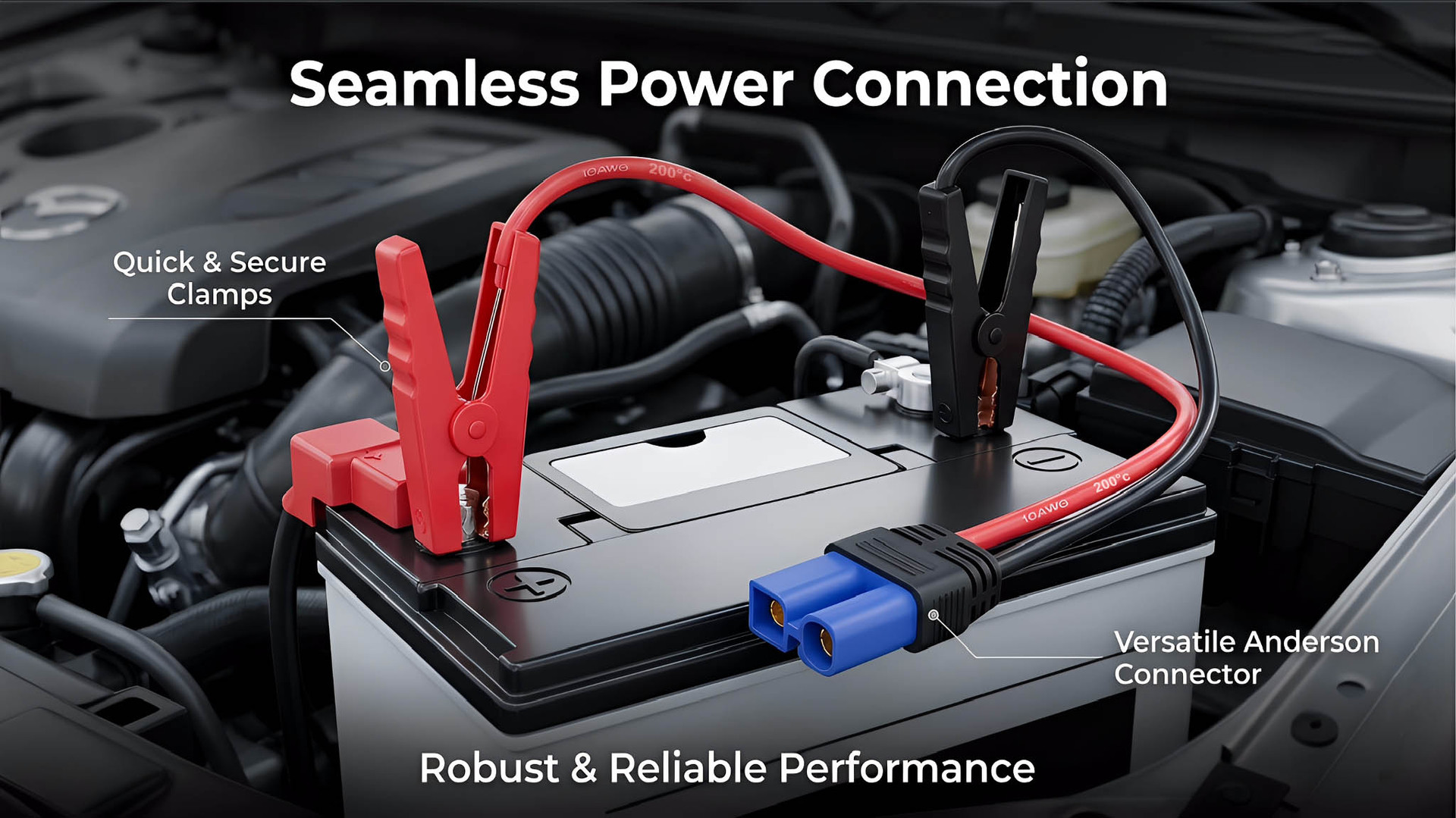 12V Car Emergency Start-Up Clip Ec5 Direct Connection Clip for Starting Power Supply and Battery