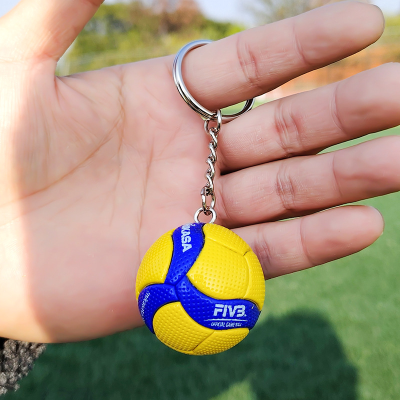 Llavero de voleibol, bolsos, colgantes, colgantes, recuerdos deportivos para estudiantes, premios de competiciones deportivas, regalos creativos