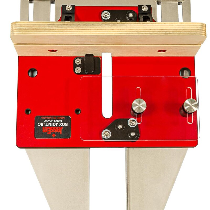 LihuiFan 06300 Box joint and finger joint fixture for milling machines, three key sizes | 1/ 4inch