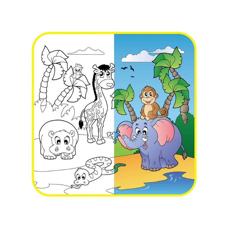 Детский холст для водной живописи, акварельная живопись, игрушка для детского сада, ручная работа, (партнерство через границы), граффити, раннее образование, обучение