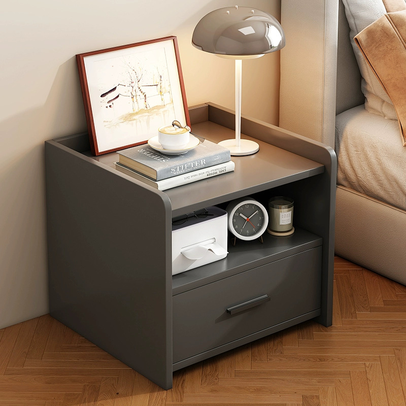 Mesita de noche moderno minimalista Nuevo Hogar dormitorio mesita de noche rack de almacenamiento simple gabinete cabecera pequeño armario