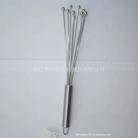 C-001D steel bead egg bead stainless steel manual round beads egg white egg white baking tool baking tool