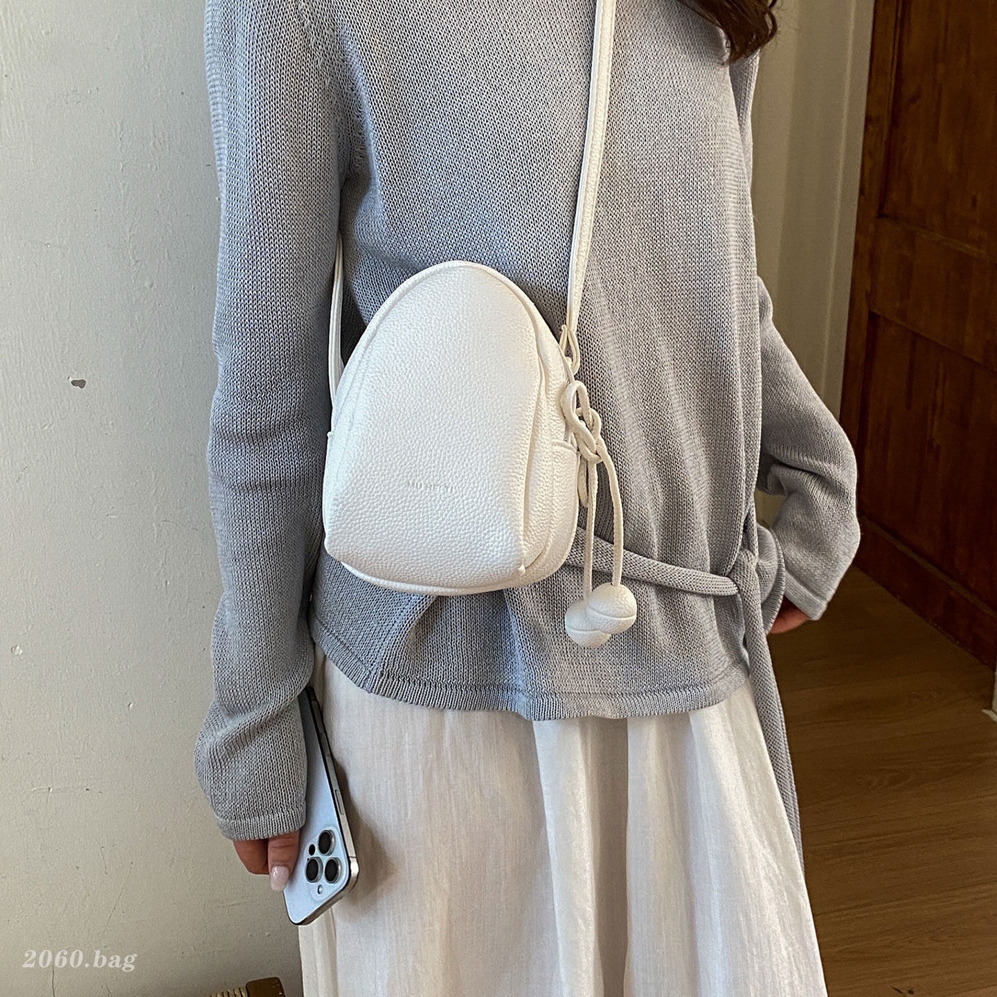 Corea del Sur nuevo nicho de un solo hombro móvil de moda de verano popular bolso de mochila versátil para mujeres 2026 bolsa de temperamento