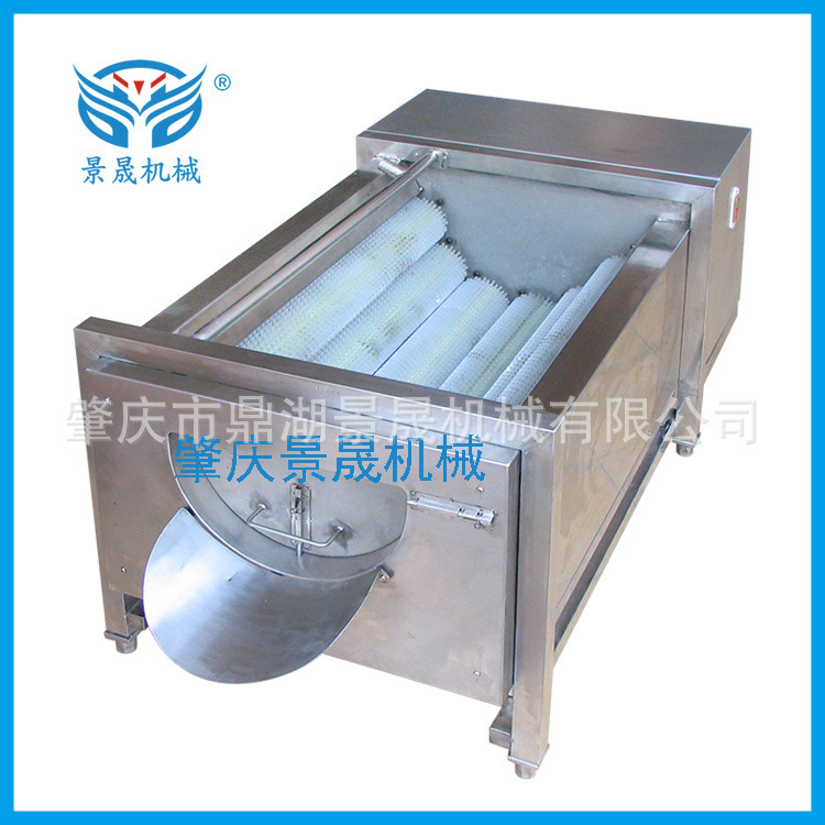 定金·工厂供应 洗菜机 毛刷清洗脱皮机 土豆脱皮机 红萝卜脱皮机