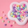 Round beads, 10mm, 2.4mm