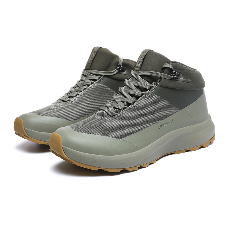 20025 zapatos de senderismo de montaña de otoño e invierno, herramientas al aire libre de la parte media, zapatos deportivos casuales, cómodos zapatos para correr antideslizantes