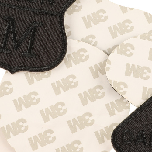 Embroidery label hole repair subsidy English letter embroidery patch label self-adhesive DIY down jacket patch patch patch