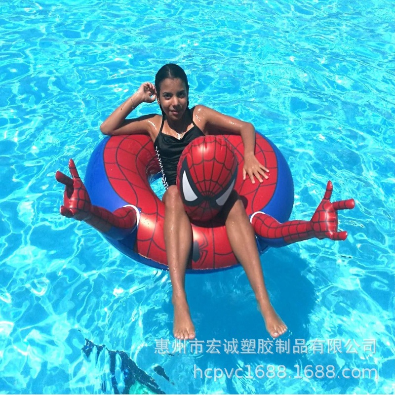 Inflatable water cartoon swimming ring