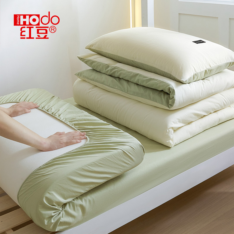 Three-Piece Cotton Set for College Dormitories, a Complete Set of Quilt Mattress, Pure Cotton Single Bed Bed Sheets, Six-Piece Quilt Cover Set Three-Piece Cotton Set for College Dormitories, a Complete Set of Quilt Mattress, Pure Cotton Single Bed Bed Sheets, Six-Piece Quilt Cover Set