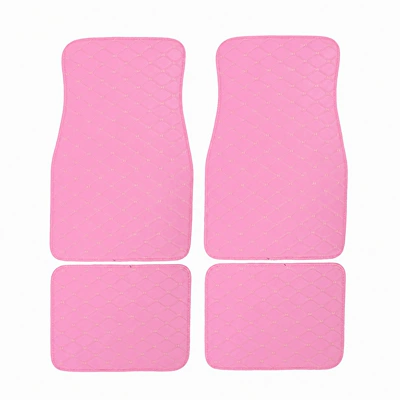 Wholesale and dropshipping of foreign trade car carpets, Amazon cross-border quilted foot mats, right-hand drive PVC universal car floor mats