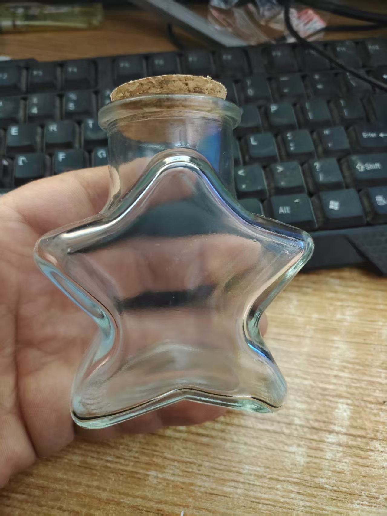 Botella de deseos DIY botella de nebulosa botella de arco iris botella de rafting botella de mar botella de estrella de suerte vidrio de estrella