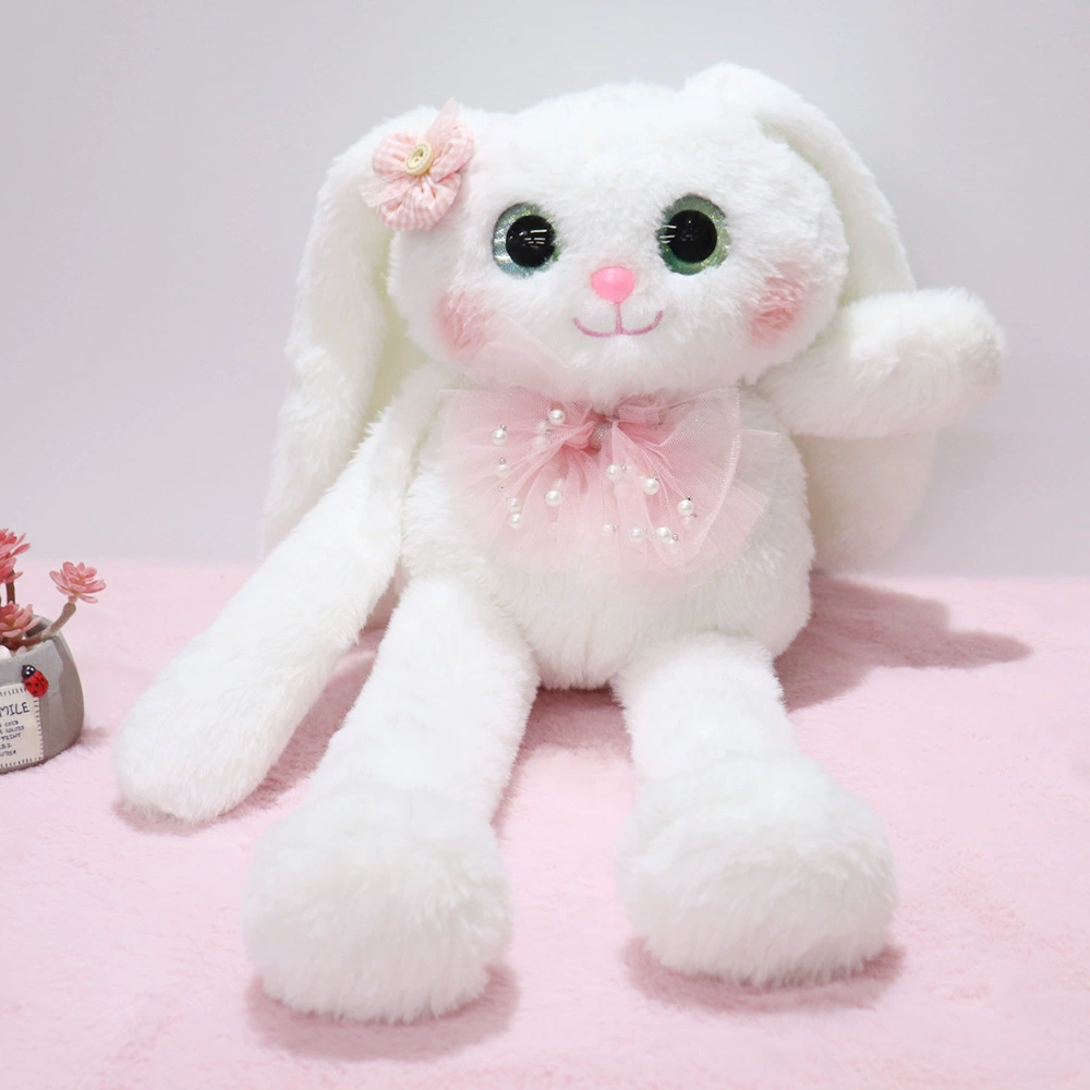 Встряхните ту же плюшевая кукла-кролик с вытягивающими ушами, может растянуть уши девочек-плюшевых кроликов, потяните подушку с длинными ушами