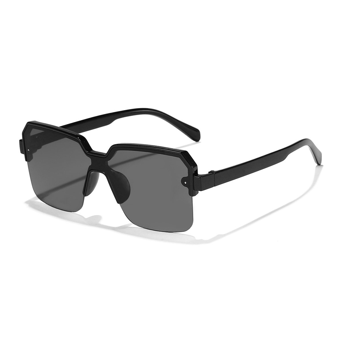 Los nuevos niños de alta calidad de moda fresco medio marco cuadrado moda todo-fósforo UV a prueba de gafas de sol UV400