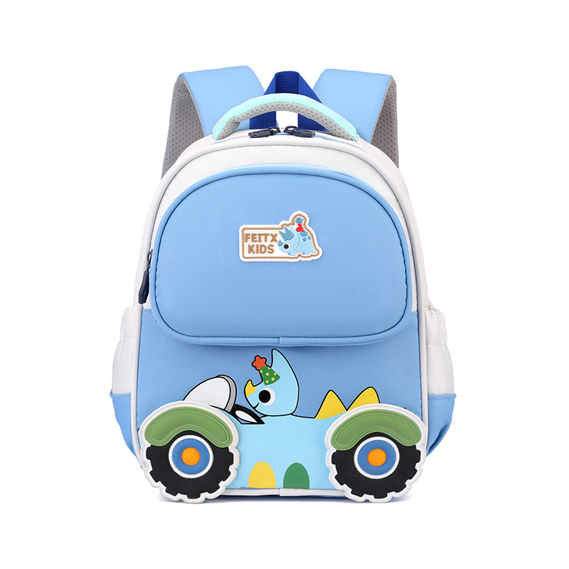 Nuevo lindo cartón de dibujos animados para niños y niñas mochila de jardín de infantes respirable cartón de dibujos animados preescolar mochila de niños de clase media y grande