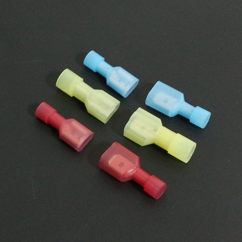 冷压插接线端子尼龙公母型接线端子（全包母1只、全包公1只/1套）