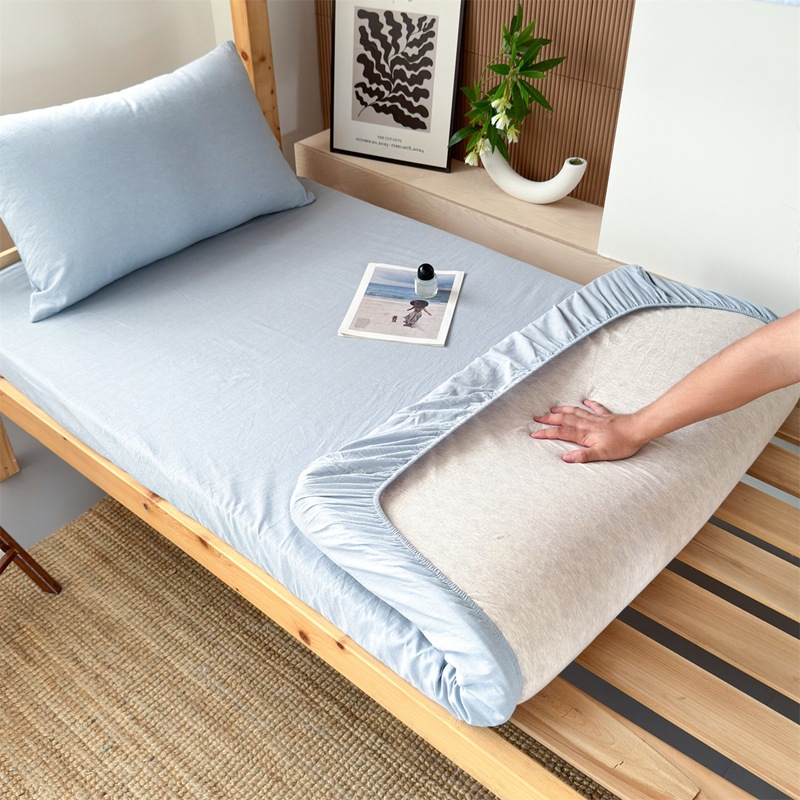 Cubierta de cama de algodón para dormitorio de estudiantes durante la temporada escolar Cubierta de cama de algodón 90x190 Cubierta protectora de colchón individual para dormitorio