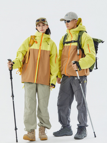 Travel children's waterproof windproof climbing jacket for men and…