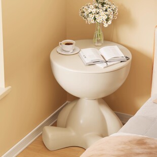 Creative Bedside Table Household Sofa Side Table Storage Rack Bedroom Balcony Removable Mini Table Small Apartment Coffee Table
