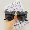 Children's glasses, sunglasses, neon fashionable cartoon cute sun protection cream suitable for men and women, UF-protection, with little bears