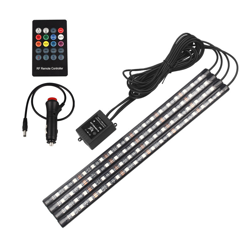 Luz de atmósfera de automóvil interior sin modificación LED colorido luz de atmósfera de automóvil USB lámpara interior lámpara de ritmo de música