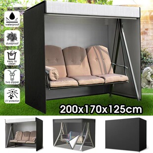 Cross-Border Garden Outdoor Furniture Cover Swing Cover Waterproof Sun Protection Cover Cloth Furniture Protective Cover Dust Cover Rocking Chair Cover