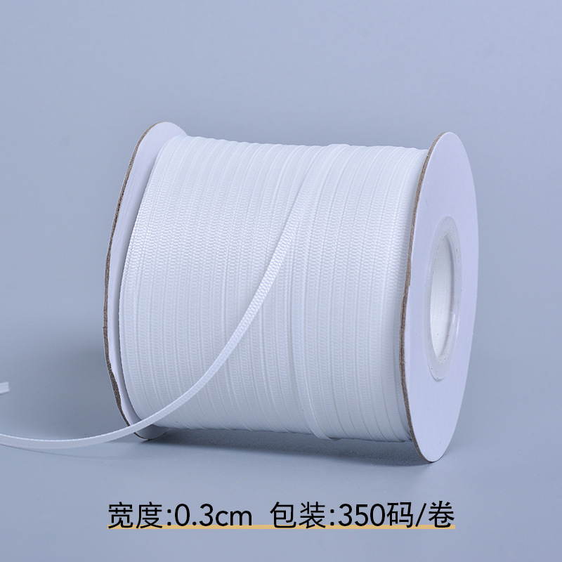 Yao Ming hilo de alta densidad cinta acanalada embalaje accesorios de ropa Barra de borde colgante logotipo de la oreja