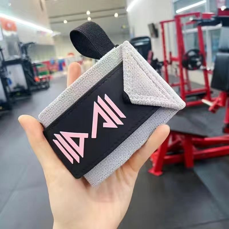 Zi Ge の同じスタイルの男性用フィットネスリストバンド、捻挫ストラップ、筋力トレーニングリストバンド、ベンチプレス弾性圧力|undefined