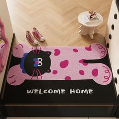 床マット入戸ドア汚れに強いアニメは、家庭用ドアに泥をこすり、耐摩耗性滑り止めマットを管理しやすい