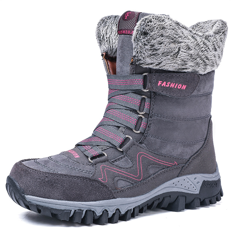 New High Top Boots With Snow And Plush Thick Cotton Boots, Cold Resistant Boots, Children's Boots_voghion.com