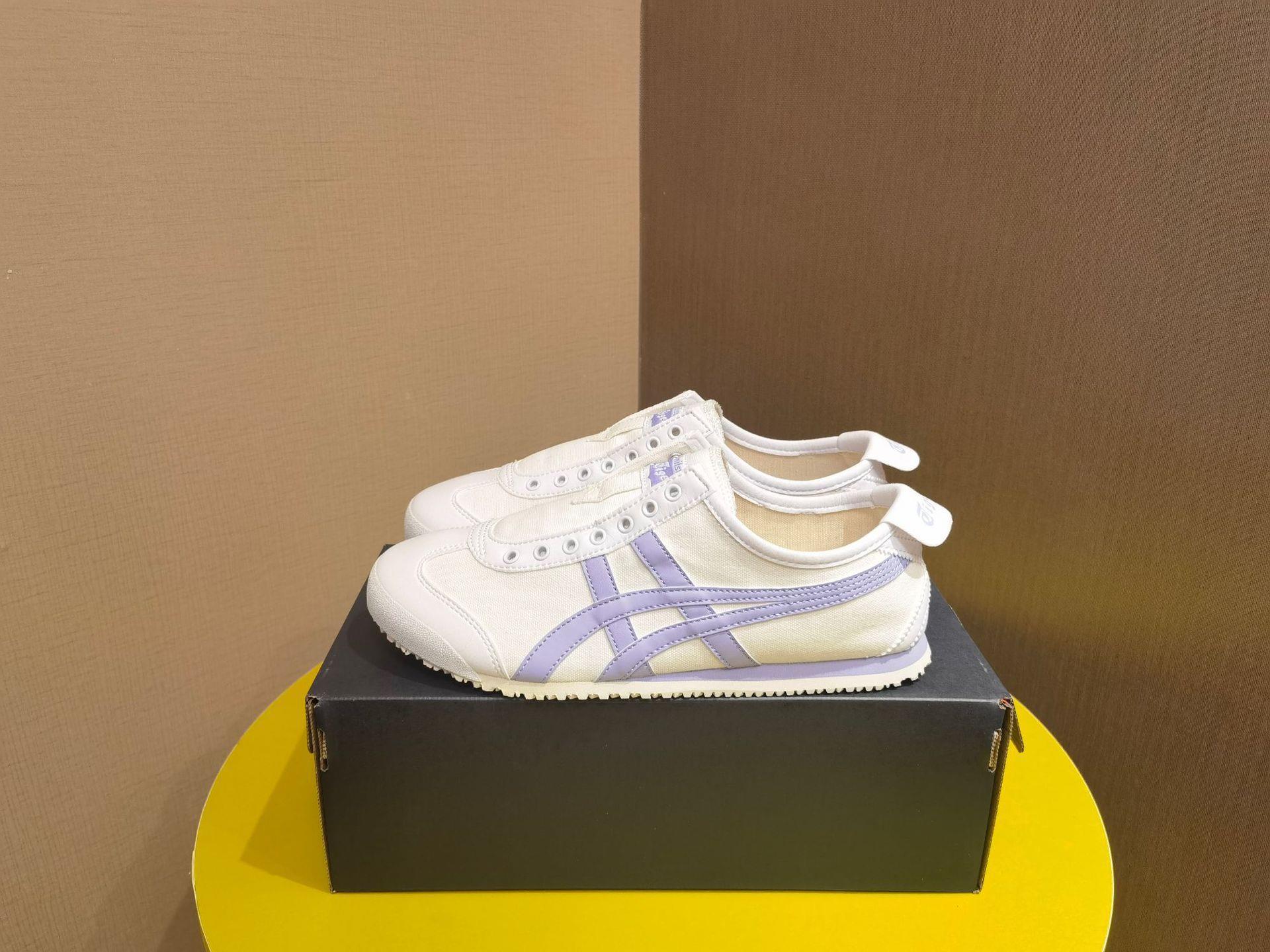 흰색 보라색 - 캔버스