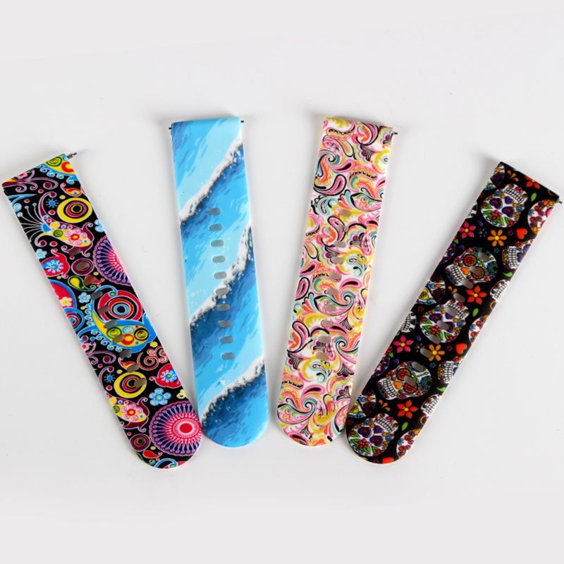 Suitable for Amazfit GTR 2/3 Strap Huami Watch 1/2s New Printed Personality Trendy Brand Strap GTS